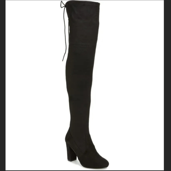 NEW Chinese Laundry Brinna Suedette Black Boots - Picture 1 of 7